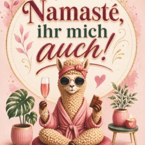 Namasté, ihr mich auch! Das humorvoll ehrliche Anti-Stress-Buch gegen den Alltagswahnsinn – ein Geschenk für Frauen, die alles haben, außer Zeit für sich