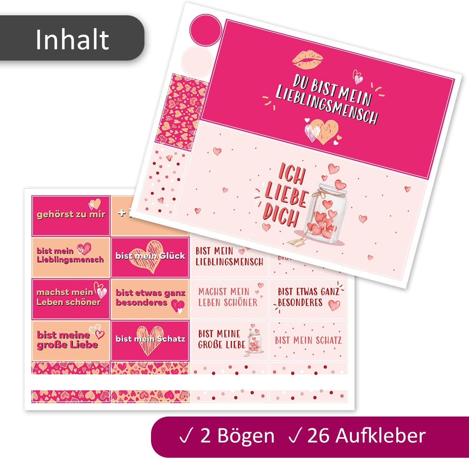 Younikat Sticker Set Favourite Person and Love for Duplo - dv1367 – Bild 2