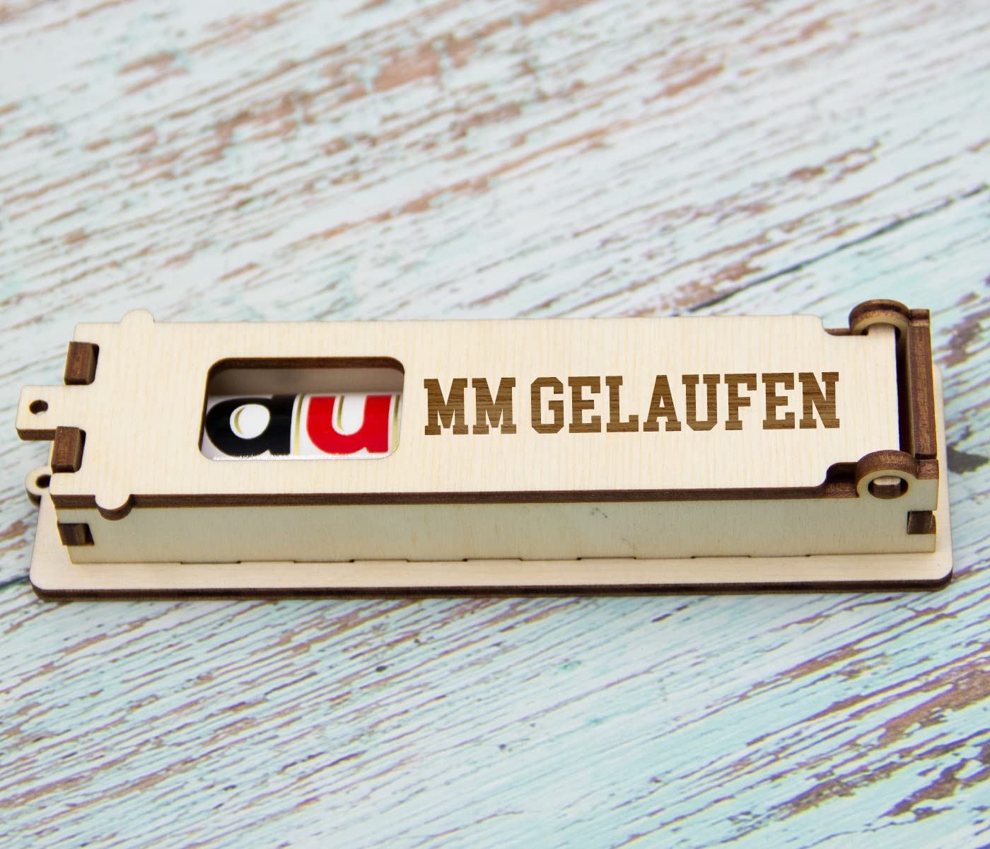 Engraved Wooden Chocolate Bar Gift Box - Gift Idea and Surprise Box for Duplo - Personalised with Engraving - Wooden Box for Sweets - Creative Gift for Sweet Lovers – Bild 4