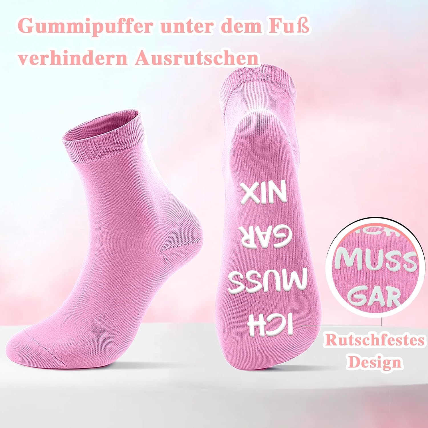 BOYATONG Retirement Gift Woman, Funny Socks Pension Gifts – Bild 7