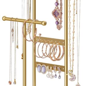 SONGMICS 4 Section Section Metal Earring Display Stand