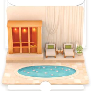 Pop-Up Card Spa Voucher - 3D Voucher Card & Gift Packaging for Wellness & Massage, Birthday Card for Women, Mum & Girlfriend, Money Gift, Mother's Day & Valentine's Day Wellness