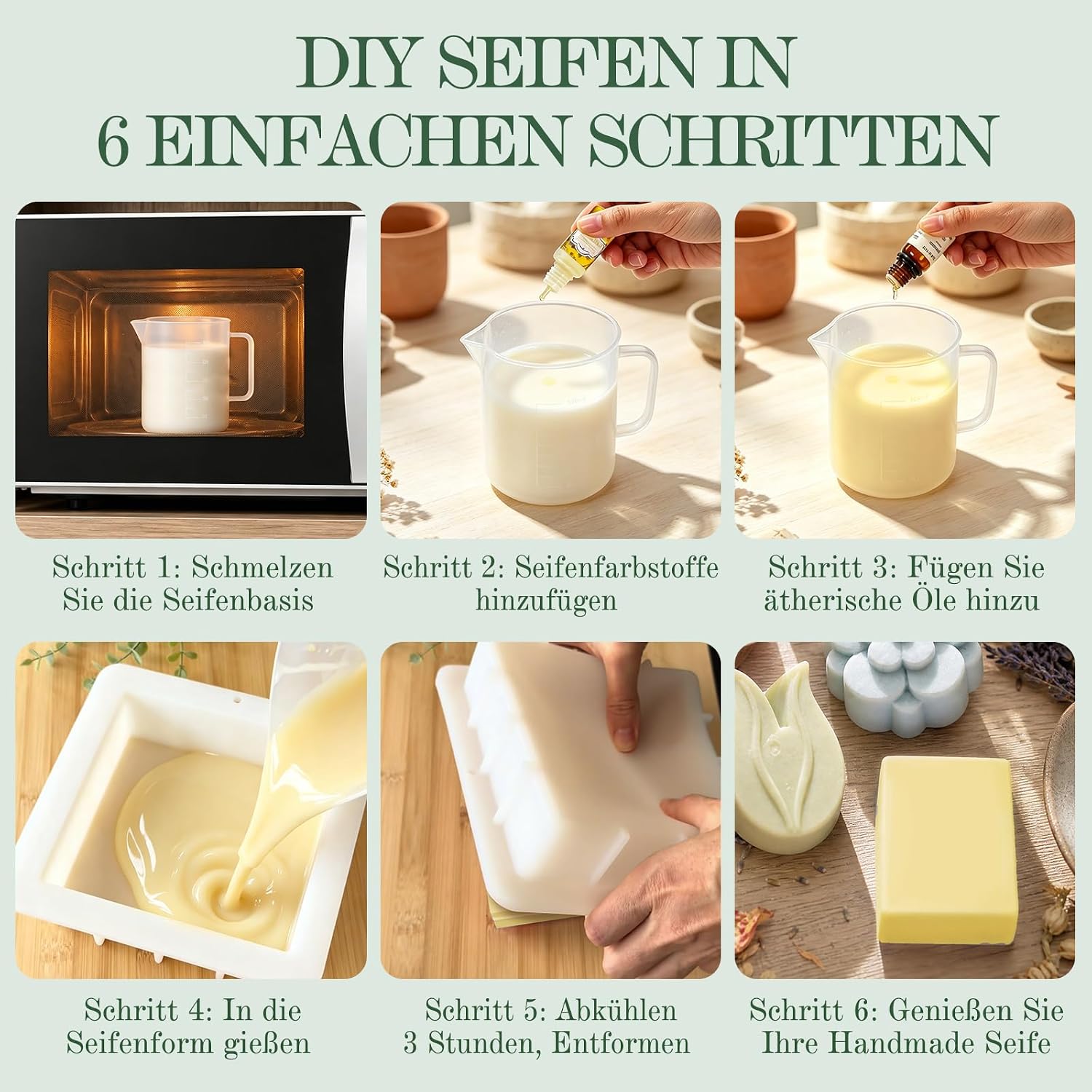 Make Your Own Soaps Set, Creative Soaps DIY Set for Adults – Bild 5