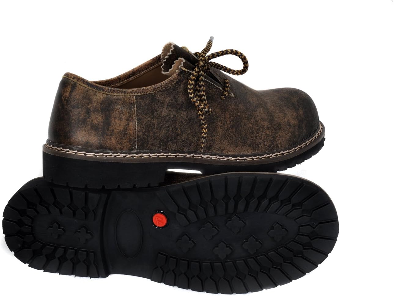 Bohmberg Haferlschuhe Men's Traditional Shoes Made of Genuine Cowhide Leather, Welted, Antique Dark Brown – Bild 5