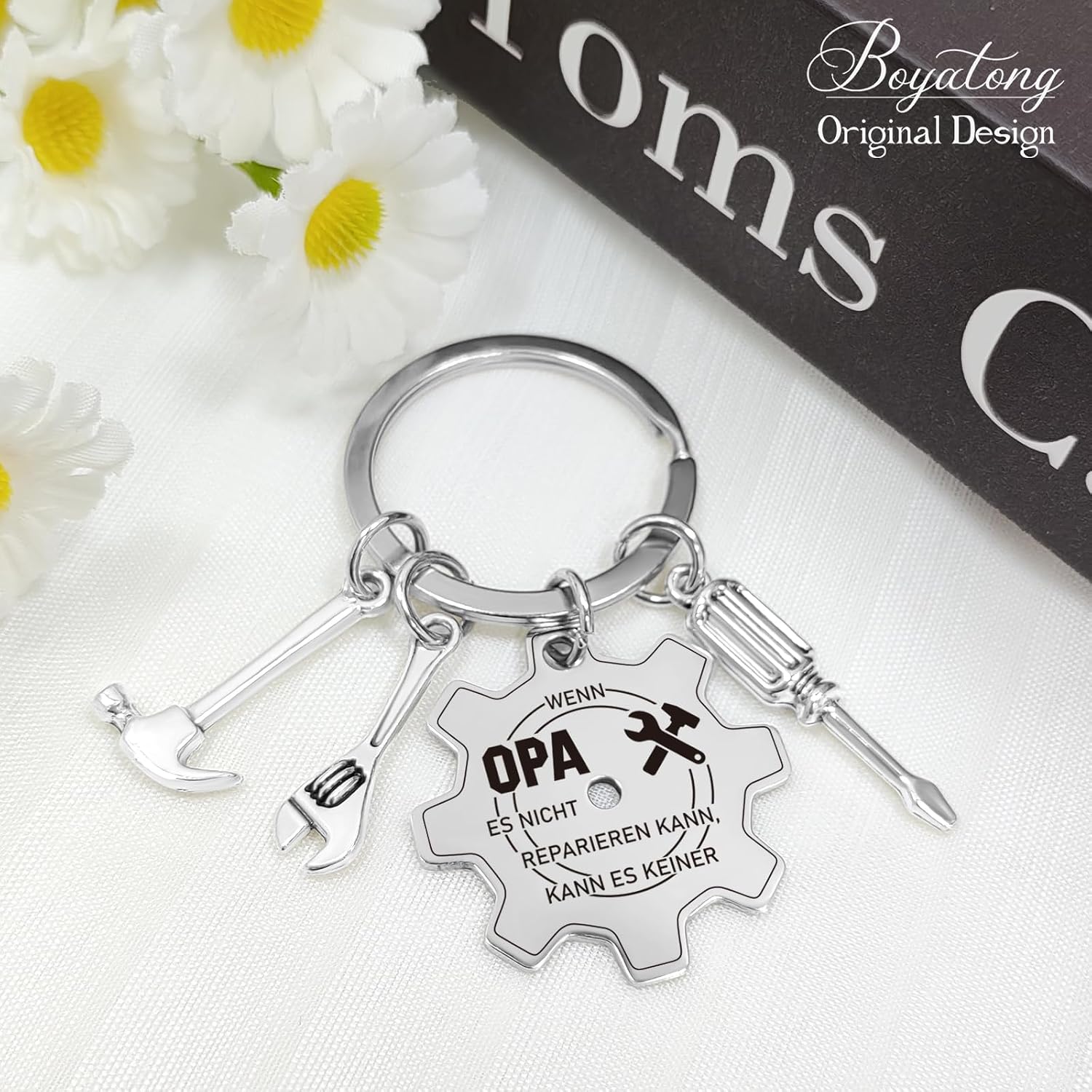 Father's Day Gift for Dad/Grandpa, Keyring Dad/Grandpa Gift Father's Day Men's Day Birthday Christmas, Father's Day Gift for Dad/Grandpa from Daughter Son/Grandson, Best Dad / Grandpa Gifts – Bild 4
