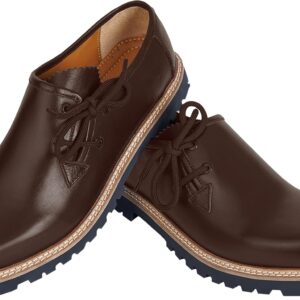 German Wear Haferlschuhe Traditional Shoes Made of Smooth Leather Original Handmade