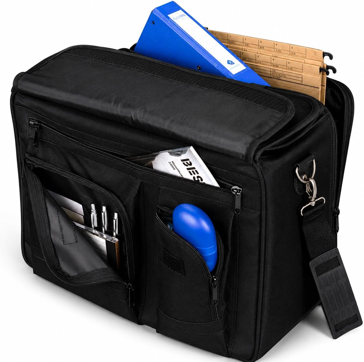 46008 THE FLIGHT - pilot case overnight, nylon, black – Bild 2
