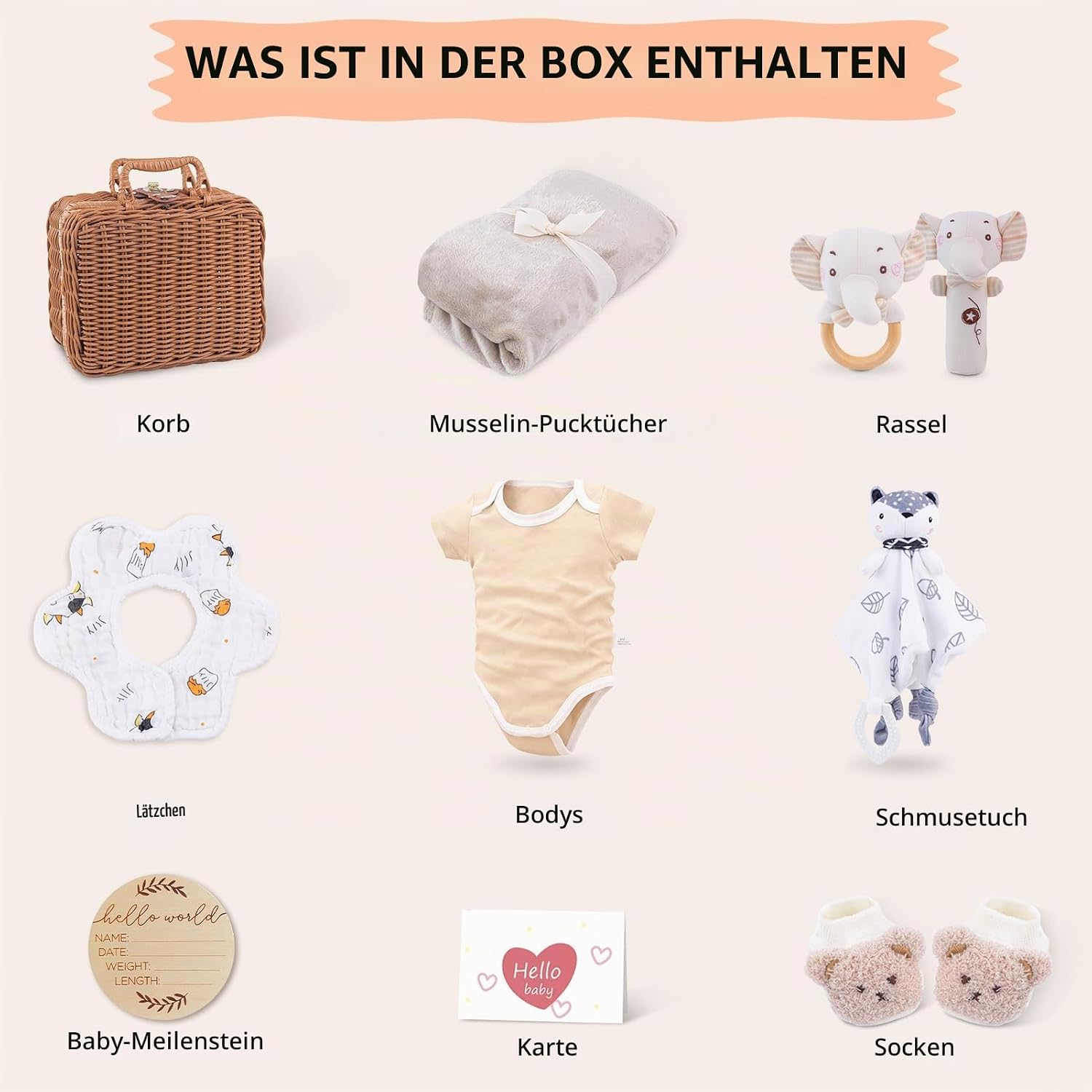 Newborn Gift, Baby Gift Set – Bild 2