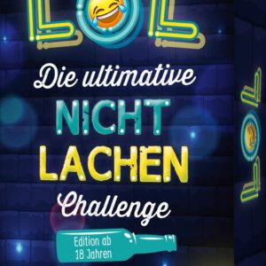 LOL – The Ultimate No Laughing Challenge – Edition 18+ Years Old: With the Best Jokes, Flat Jokes, Jokes for Adults Party Game with Drinking Game Variation