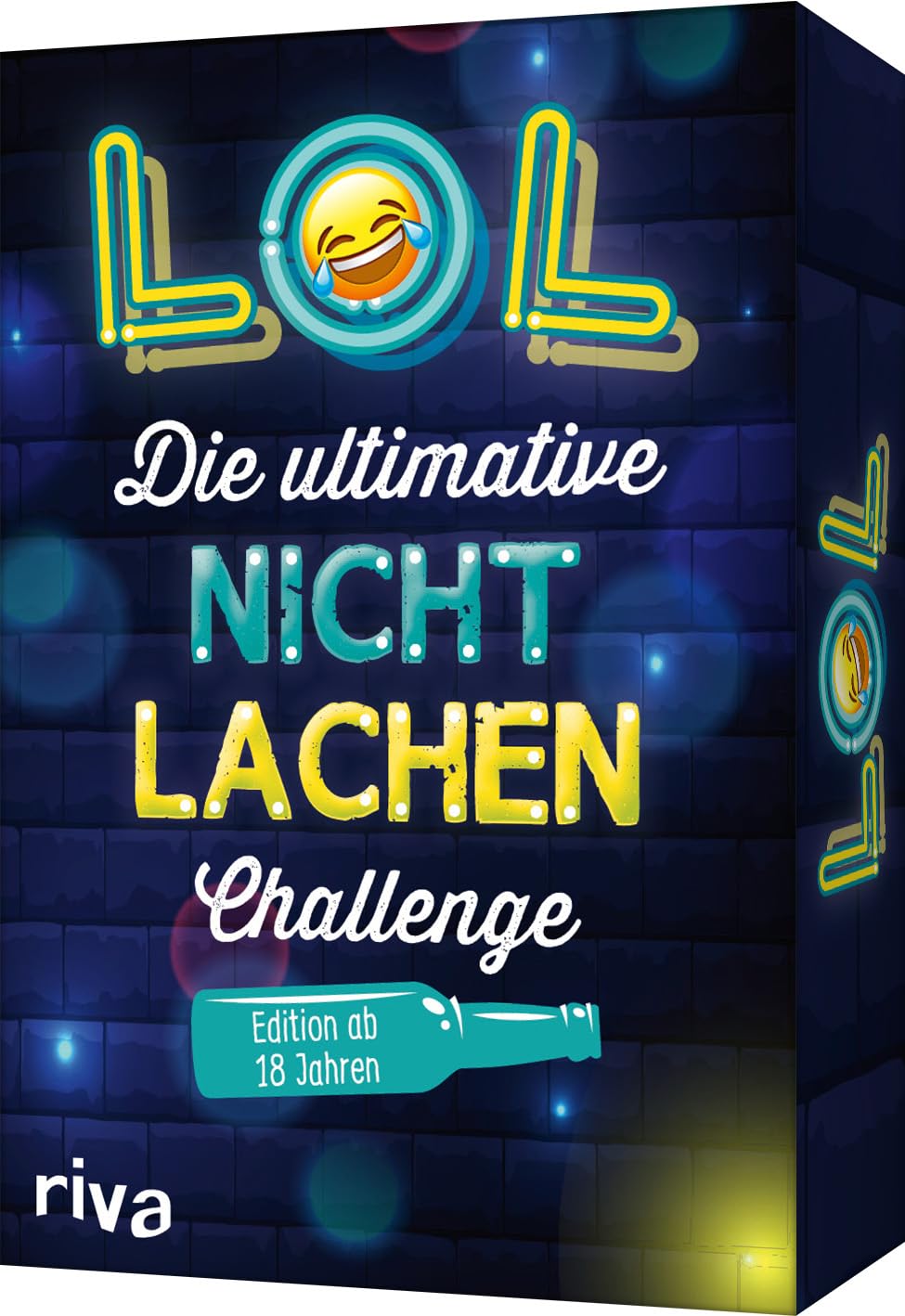 LOL - The Ultimate No Laughing Challenge - Edition 18+ Years Old: With the Best Jokes, Flat Jokes, Jokes for Adults Party Game with Drinking Game Variation