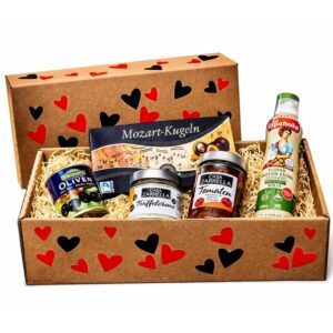 Delicatessen Gift Box with Olives, Truffle Cream and Antipasti