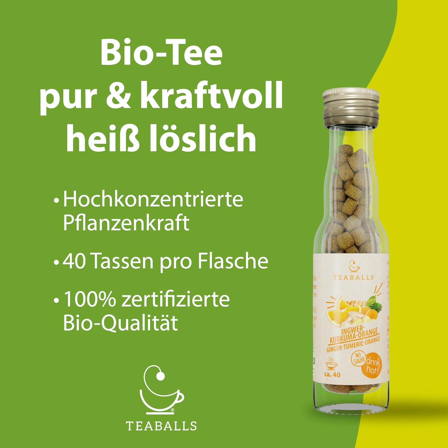 TEABALLS Organic Feel Good Set of 3 - IKO, Guten Morgen, Chai - Organic – Bild 2