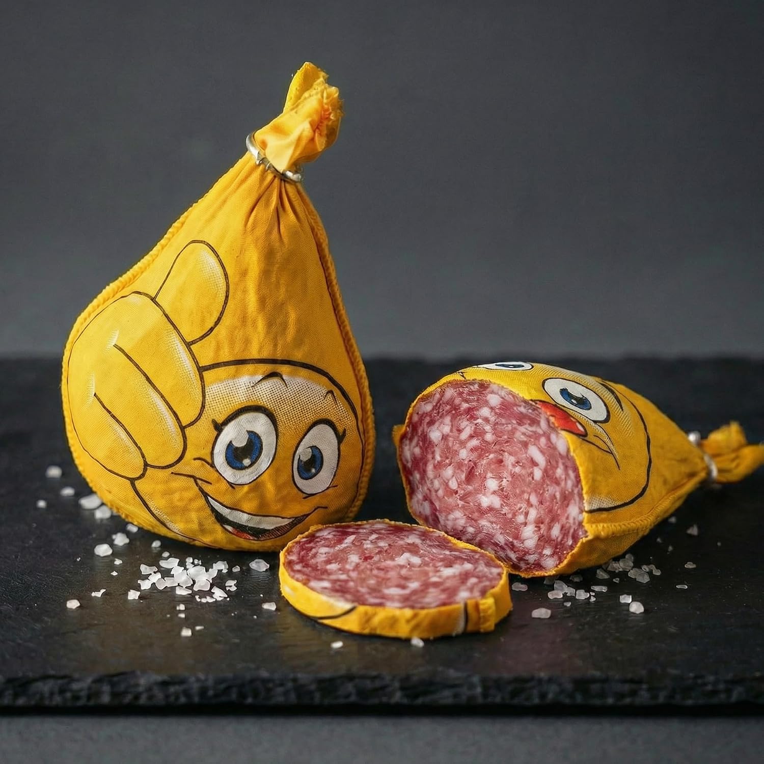 Wurstbaron Salami Set Laughing Faces 3 x 220 g – Bild 2
