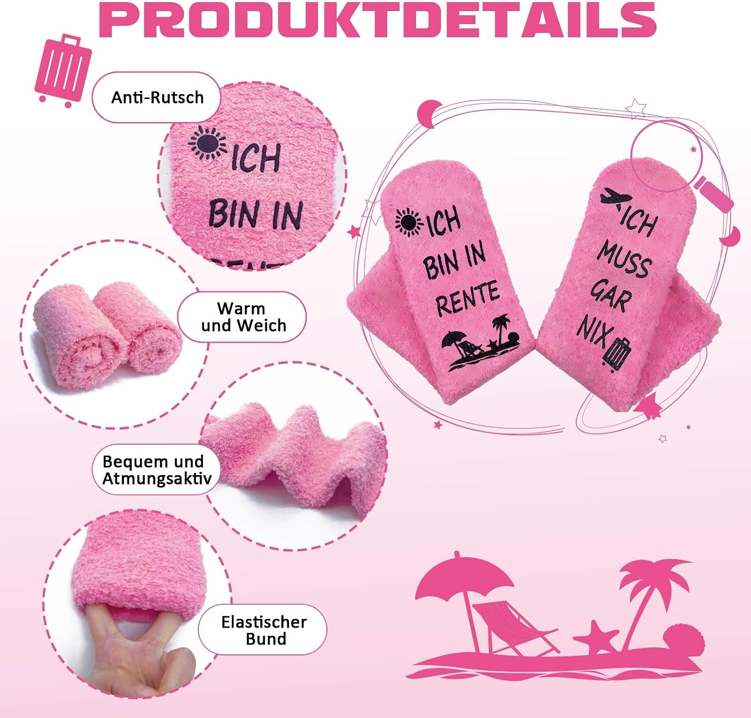 Retirement Gift, Funny Socks, Pensioner Gift – Bild 3