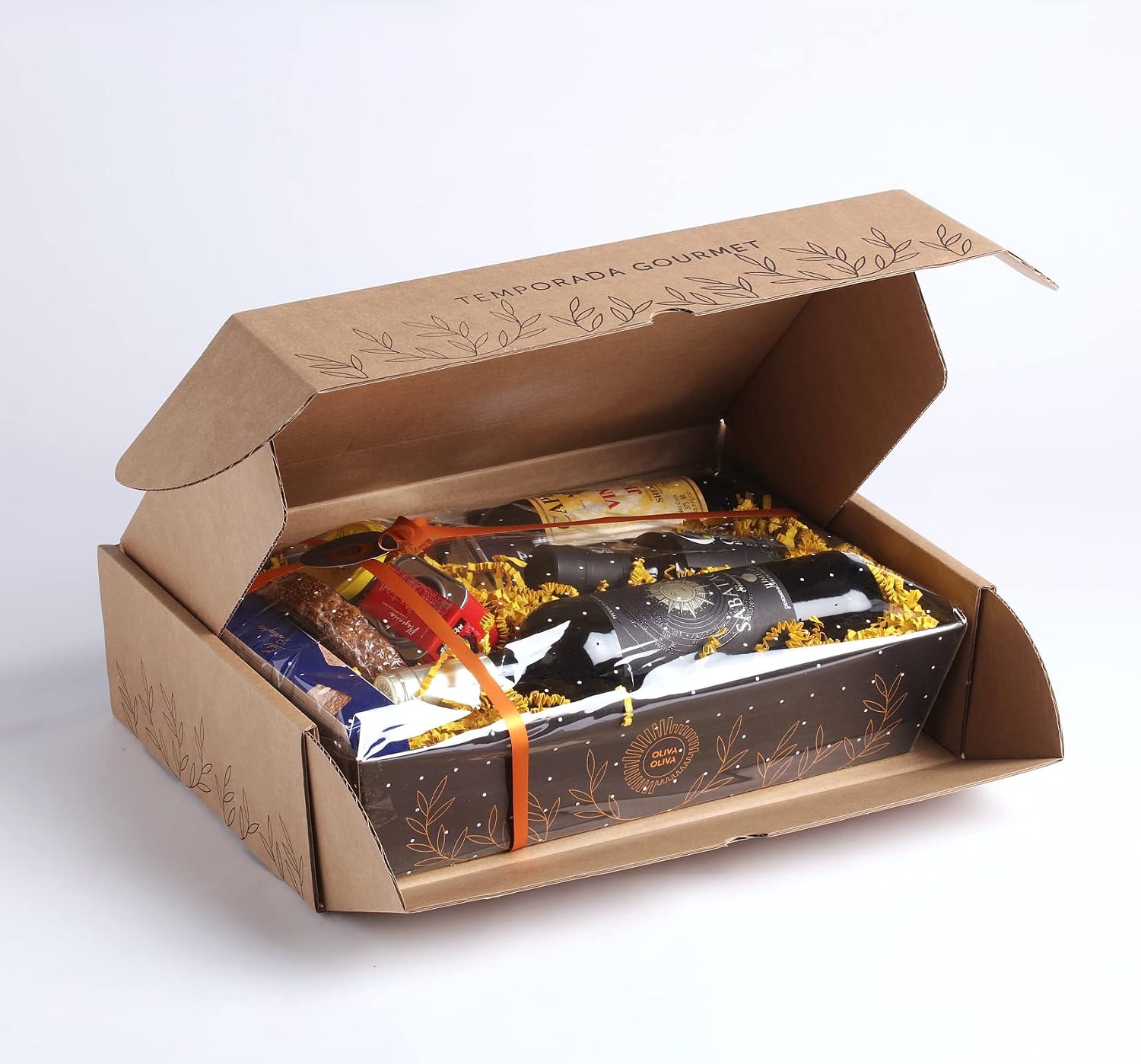 OLIVA SUPER Gourmet Gift Basket - Assortment of ORO BAILÉN, CAPIRETE, Red Wine, Smoked Paprika Powder (LA CHINATA), Preserved, Sweets and Snacks (Spanish and International Products) – Bild 3