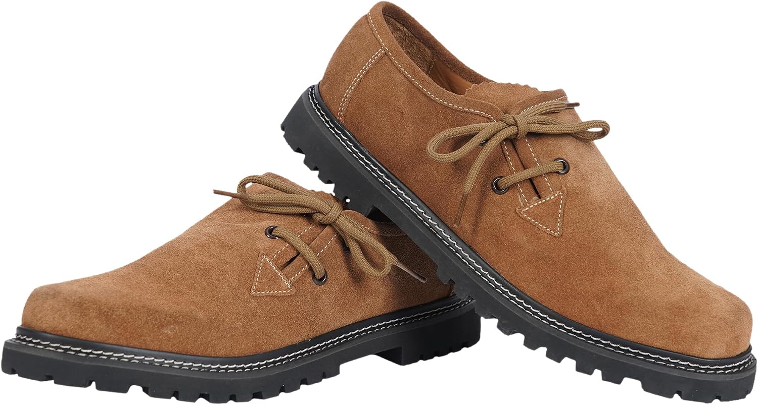 German Wear Traditional Shoes Haferl Shoes Men's Leather Shoes Brown, Black & Chestnut Brown – Bild 8