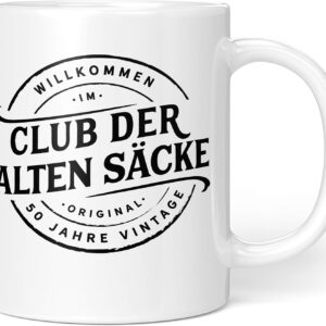 Birthday 50th Man – Club der Alten Säcke – Birthday Gift for Men Saying Funny Gift Ideas (For 50th Birthday)