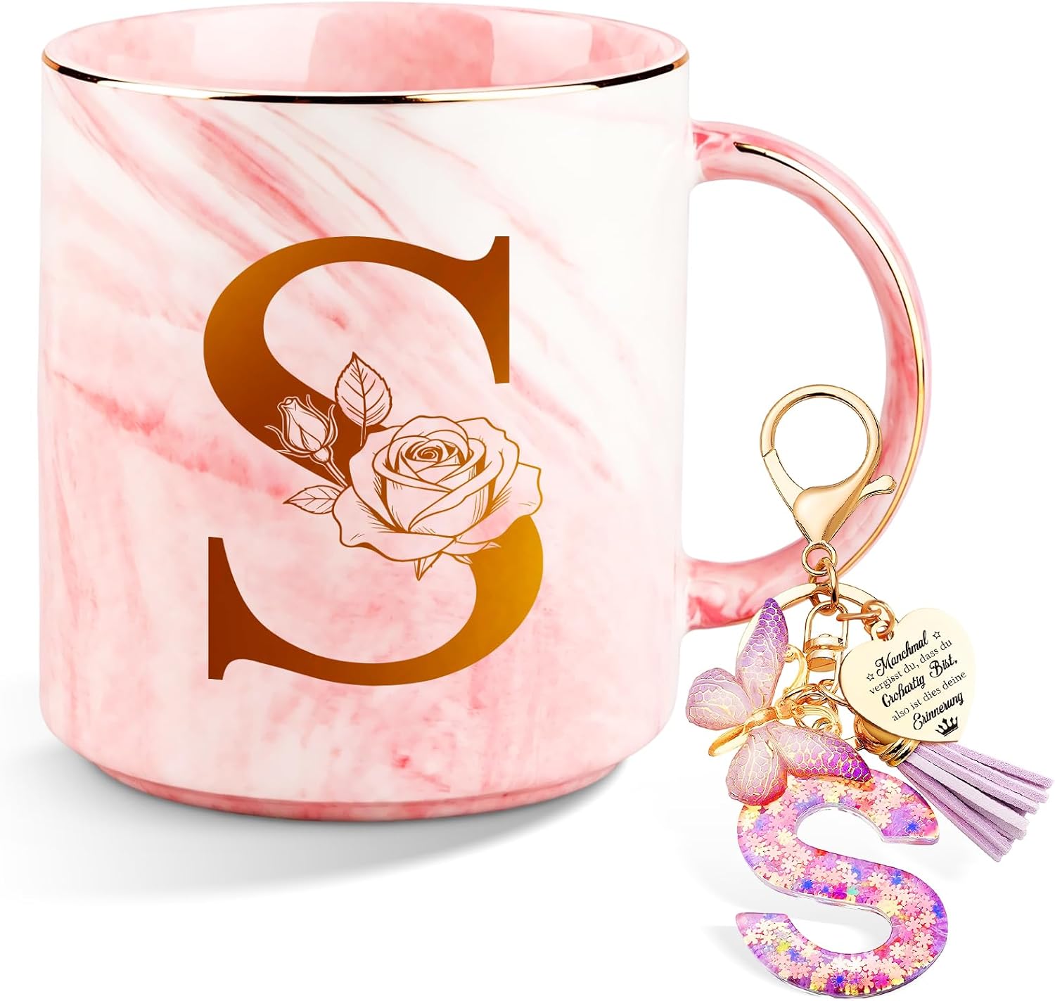 S Personalised Gifts with Letters Ceramic Mug