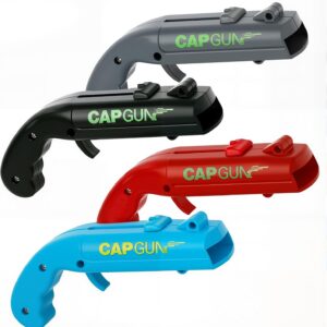 Capgun Bottle Opener Gun, Pack of 4 Funny Shot Bottle Openers, Beer Gifts for Men, Gifts for Men, Home, Bars or Parties