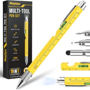 Maqhpu Small Items for Advent Calendar Men, 9 in 1 Ballpoint Pen