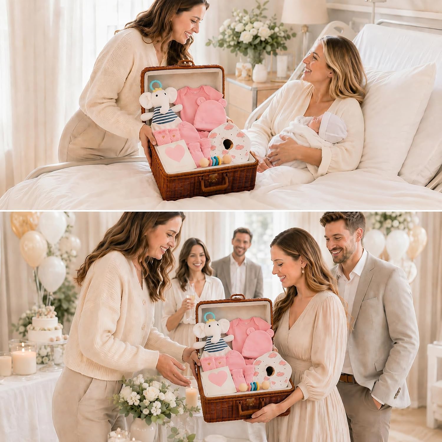 Newborn Gift Girl 9-in-1 Baby Gifts for Birth Shower – Bild 7