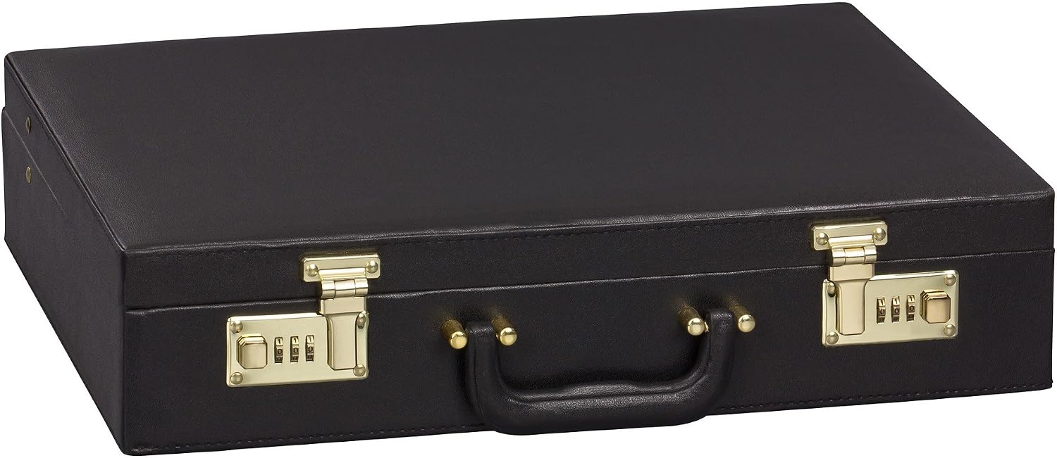 GRÄWE Briefcase Attache Case Cutlery Case Empty Black with Combination Lock