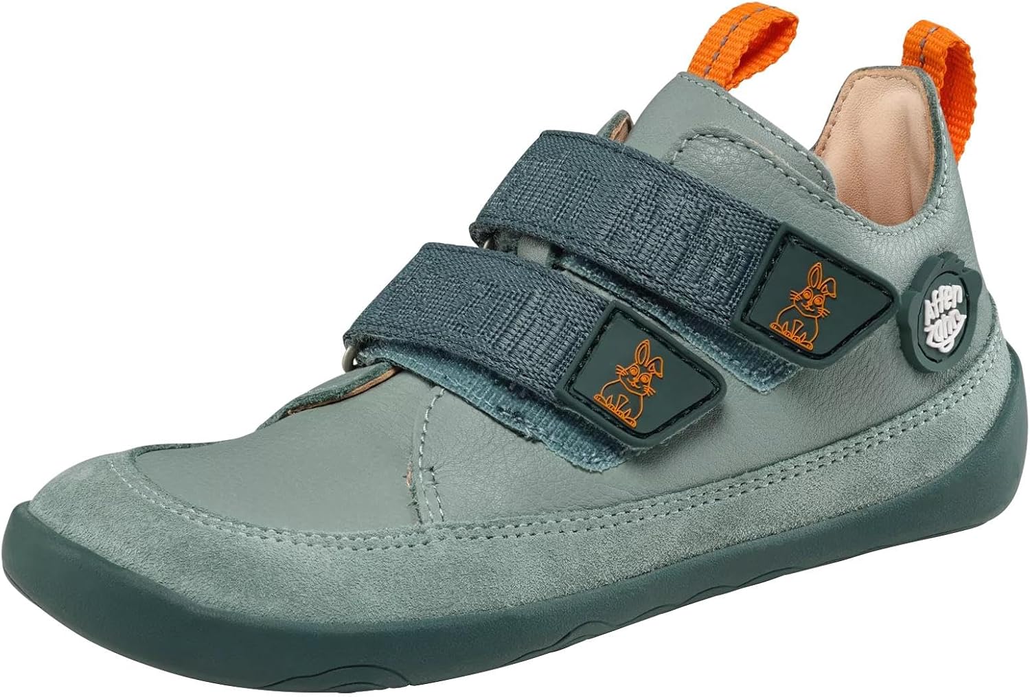 Affenzahn Buddy Barefoot Shoes Leather Super Soft Leather Shoe with Velcro Fastening for Warm, Dry Spring, Summer and Autumn Days Size 21-32, Koala Taupe – Bild 9