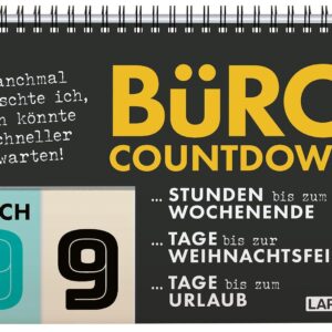 Countdown-Kalender für’s Büro: Tischaufsteller mit Countdown-Funktion für’s Büro