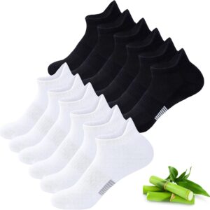 Bamboo Trainer Socks for Women, 6 Pairs, Breathable