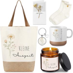 BBTO Geschenkset Frauen Kleine Auszeit Geschenk Geschenkkorb Geburtstagsgeschenk für Frauen Freundin Wellness Geschenke Entspannung Spa Ritual