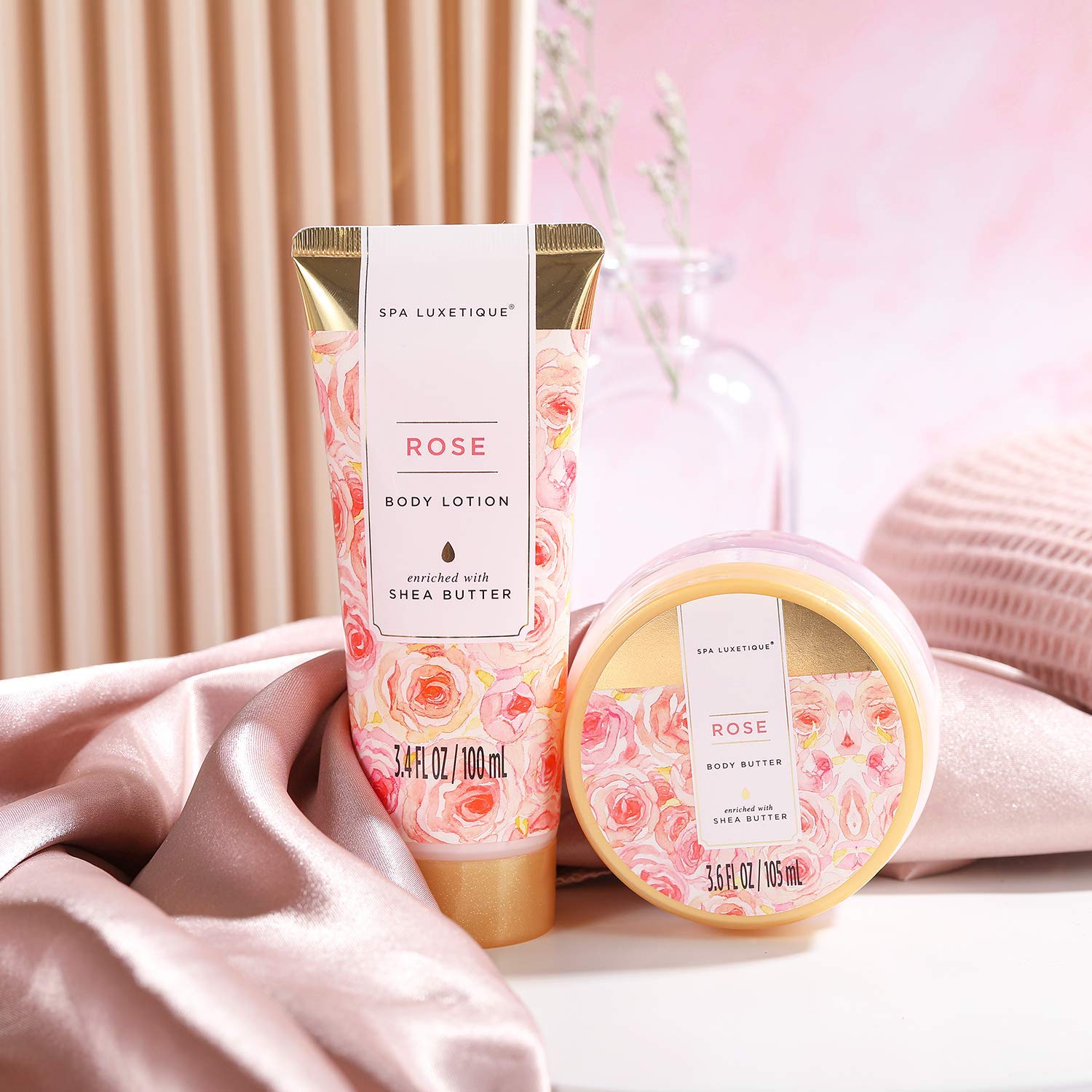 Spa Luxury Gifts for Women, 8 Pieces, Rose Birthday Gift for Women – Bild 3