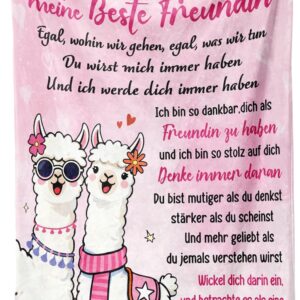 Gift Girlfriend Birthday Best Friend Gifts Cuddly Blanket