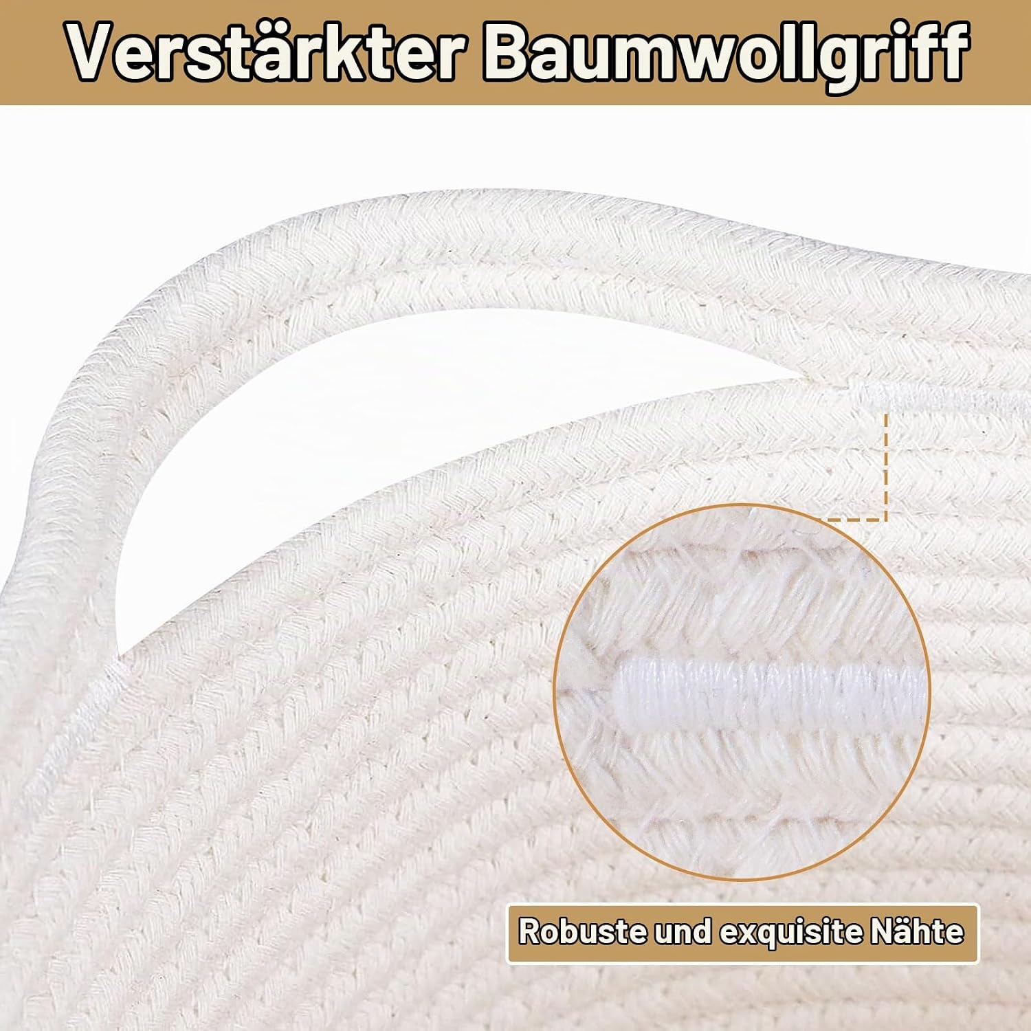 OUTBROS Decorative Storage Box 30D x 20W x 13H White – Bild 4