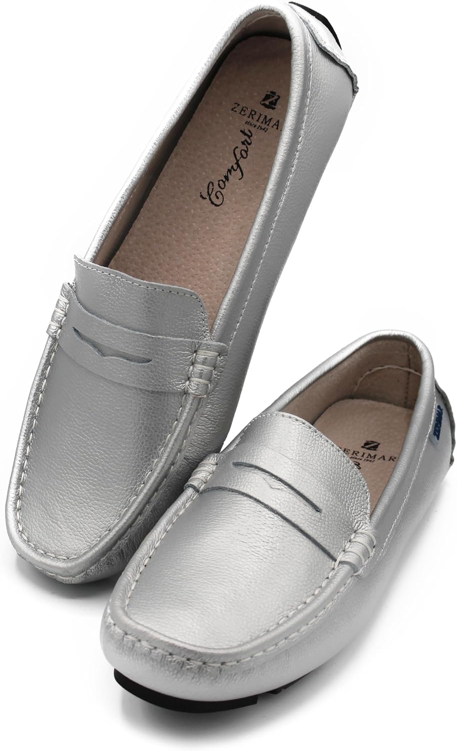 Zerimar Women’s Leather Moccasins Classic Loafers Leather – Bild 4