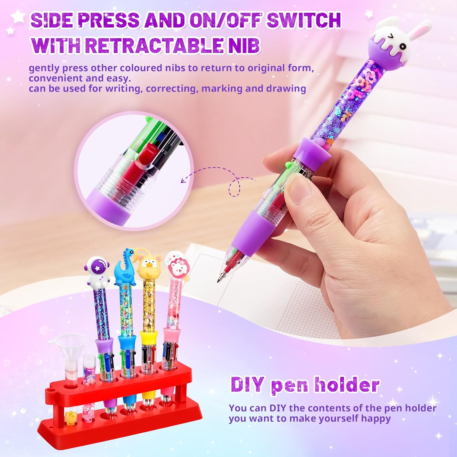 Make Your Own Pens Set Children, 20 Pieces Personalised Craft Set – Bild 6