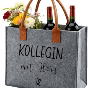 Ysound Gifts Women Felt Bag, Felt Shopper Bag for Woman Man