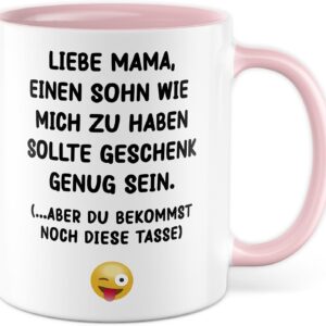 Mum Mug Gift, Love Mum a Son Like Me to Have Coffee Mug with Saying Funny Son Mother Gift Mother’s Day Coffee Mug Funny Gift Idea Family Tea Cup Humour Mothers (Mum/Son)