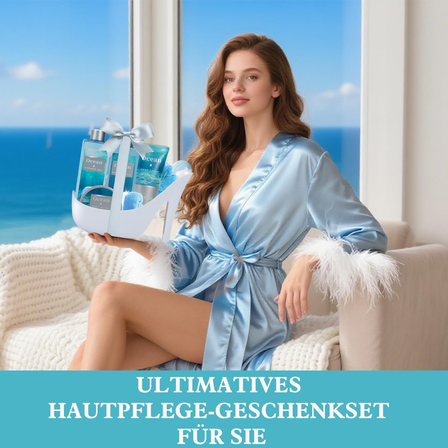 Spa Luxury Bath Gift Set for Women – 8-Piece Ocean Fragrance Gift Set – Bild 6