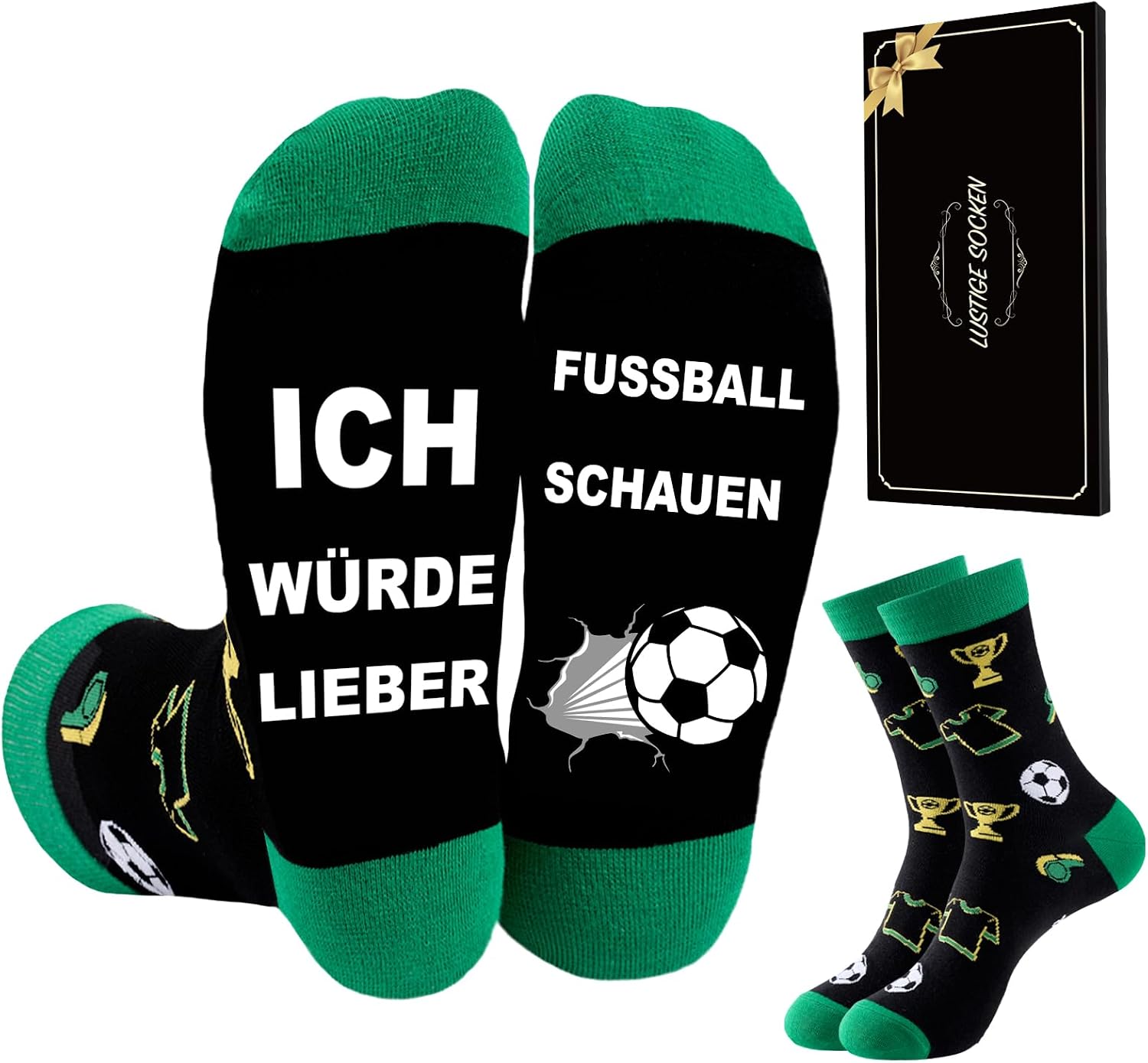 SockWaddles Funny Socks Men with Sayings - Gift Idea for Men, Grandpa, Dad, Gamer, Bike, Camper for Christmas, Birthday, Father's Day, Advent Calendar Filling
