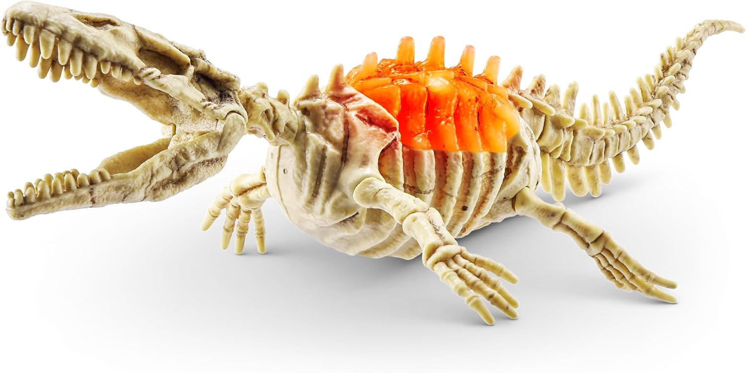 ROBO ALIVE Mini Dino Fossil Find (2 Pack, Mosasaur & Triceratops) (Pack of 2) – Bild 3