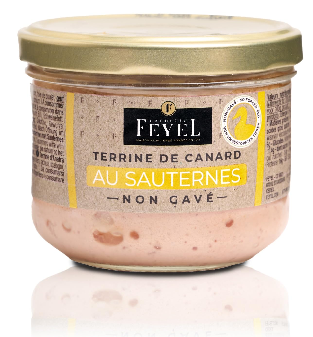 Feyel Duck Terrine with Sauternes, 180 g