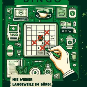 Büro Bingo - Das lustige Spiel für deine Kollegen und dich!: 75 vorgefüllte Bingokarten und 45 zum selbst ausfüllen in Farbe im A5 Format