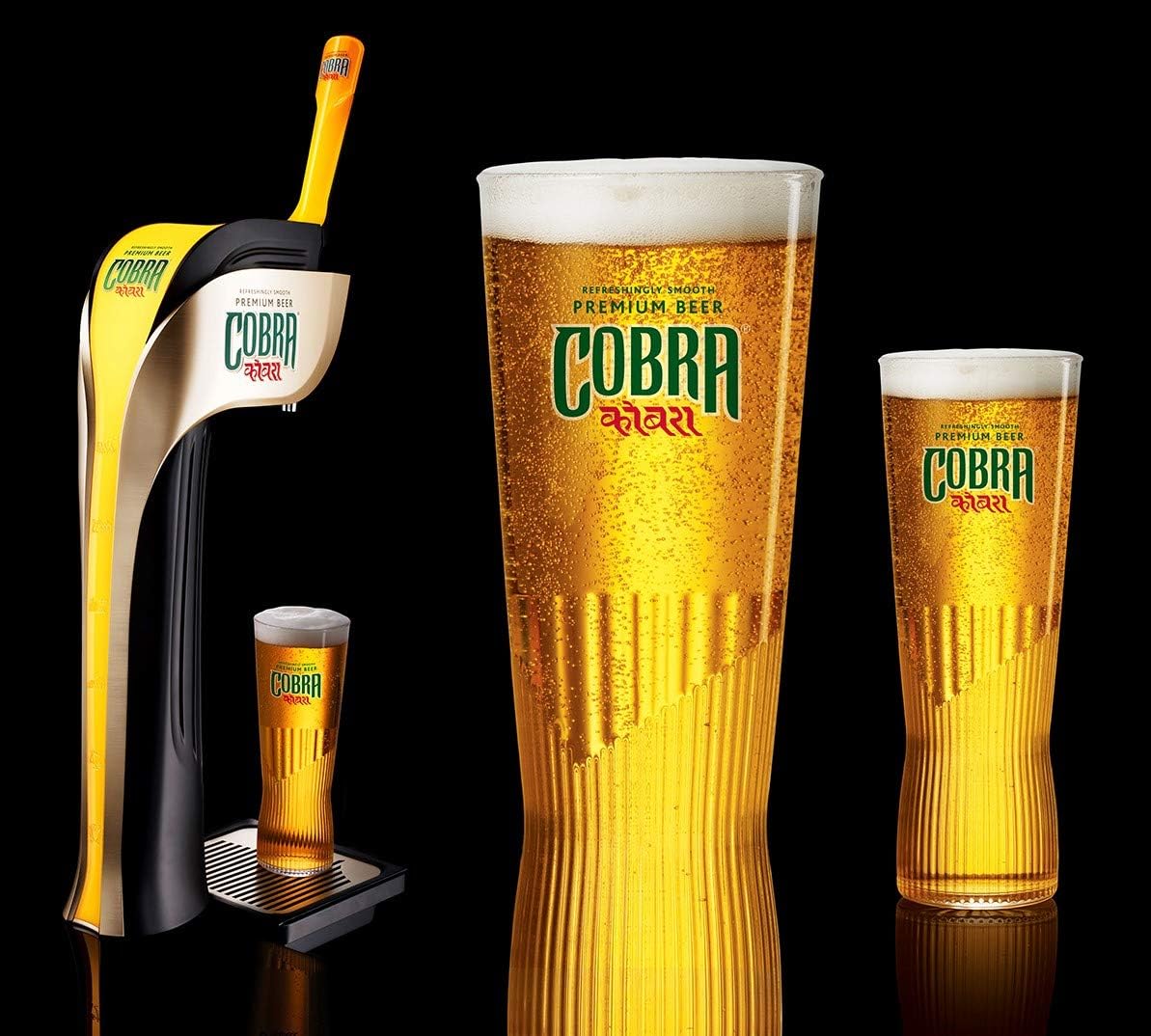 Indian Cobra Premium Beer (12 x 330 ml) Bottle Beer – Bild 3