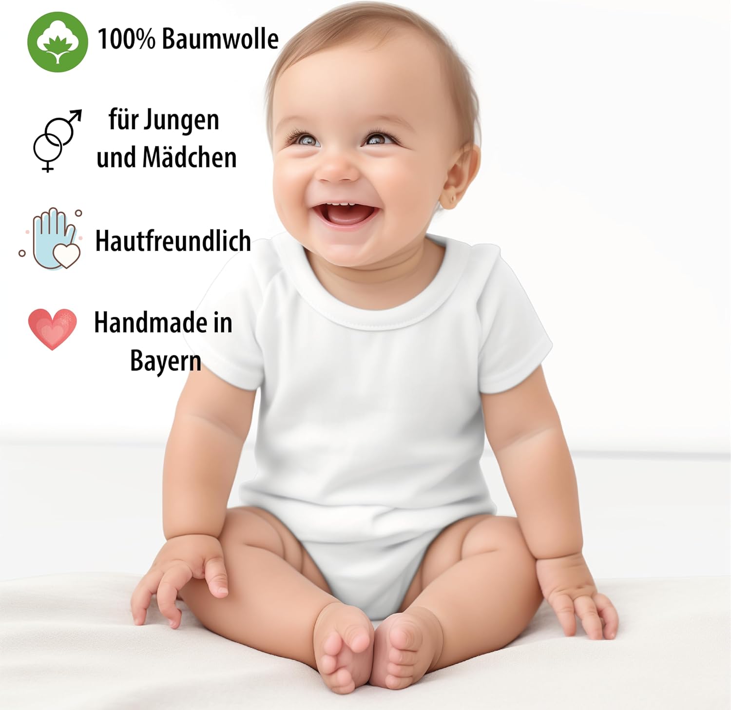 Surname Baby Bodysuit Personalised with Name, Pregnancy Proclaim, Baby Body Baby, Birth Gift, Baby Bodysuit Personalised, You Will Be Dad Grandma Grandpa Gift, New to the Crew Bodysuit – Bild 5