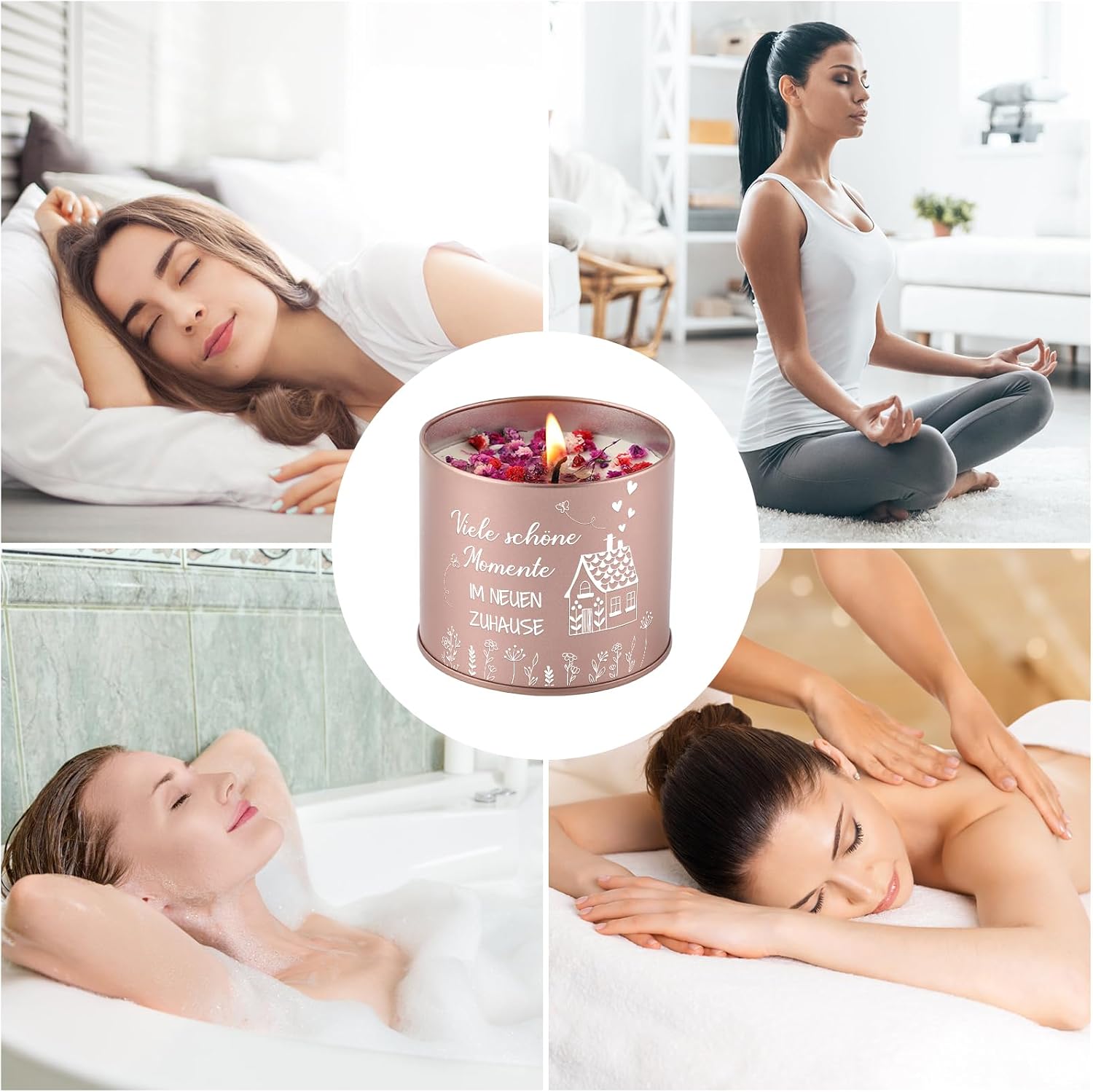 PRSTENLY Housewarming Gifts Home, 9 oz Lavender Scented Candle – Bild 5