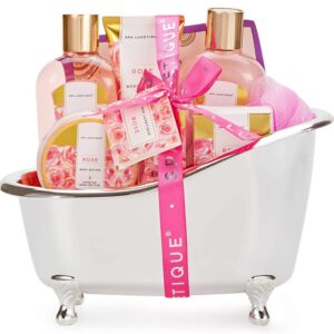 Spa Luxury Gifts for Women, 8 Pieces, Rose Birthday Gift for Women
