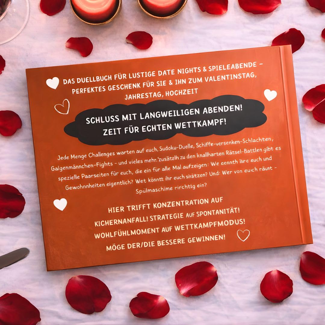 1 gegen 1 Love Battle für Paare: Das Duellbuch für lustige Date Nights & Spieleabende – Perfektes Geschenk für sie & ihn zum Valentinstag, Jahrestag, Hochzeit – Bild 6