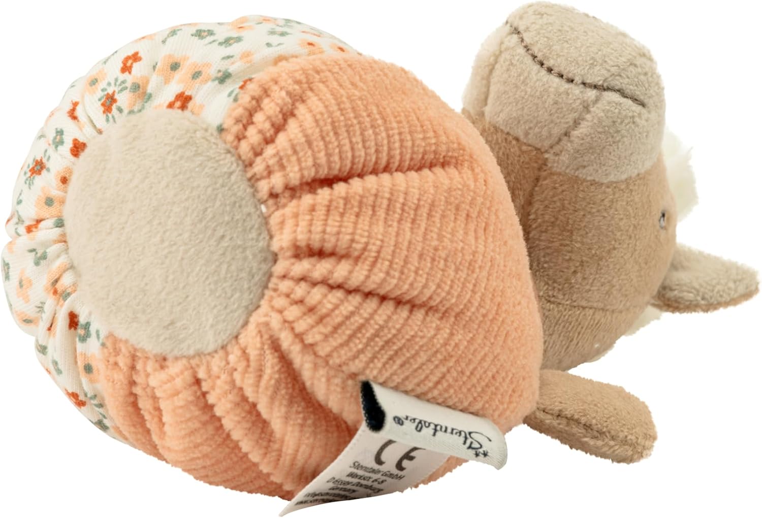 Sterntaler Cuddly Bag Horse Sunny - Horse Cuddly Toy for Baby and Children Made of Soft Fine Cord - Toy with Rattle - for Cuddling, Discovering and Playing, Light Beige – Bild 4