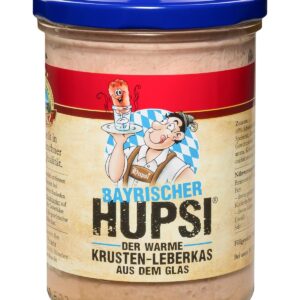 HUPSI Liver Cheese in Glass Bavarian 380 g