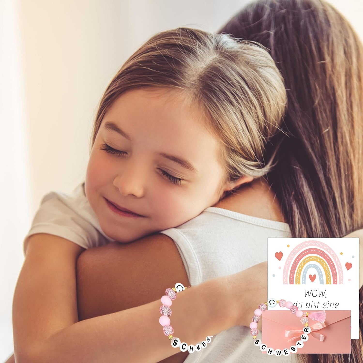 Big Sister Gift Set, Includes Bracelet, Card and Envelope, Gift for Birth Girl, Siblings Gift, Big Sister Gift for Child Girls, Birthdays and Anniversaries – Bild 5
